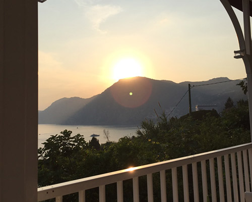 Positano from the water Positano from the water
