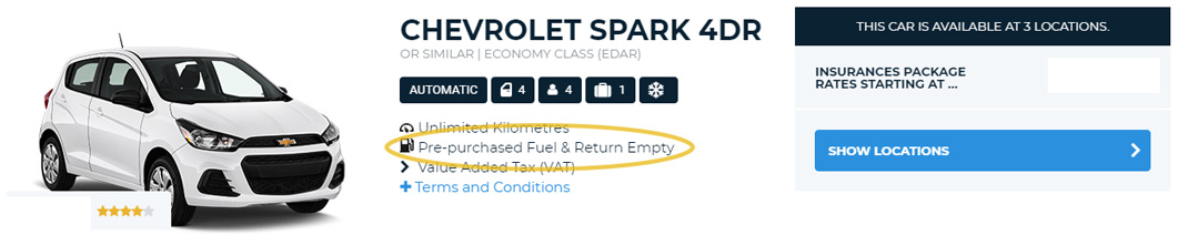 Fuel Options Full Empty Fuel Options Full Empty