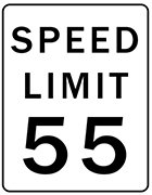 USA Speed Sign